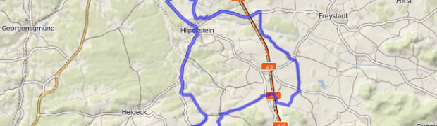 Rothsee-Triathlon - Radstrecke